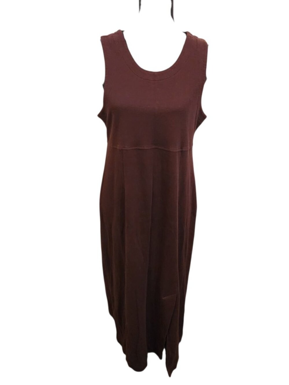 Eddie Bawer Brown Sleeveless Dress Size Small Petite